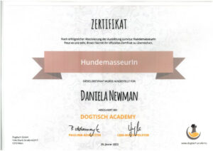 Zertifizierte Hundemasseurin