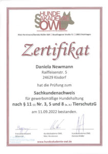 Sachkundenachweis